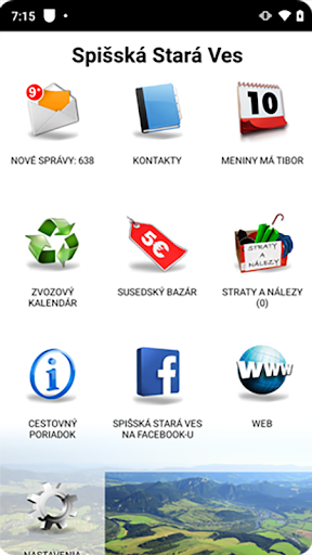 Android application Spišská Stará Ves screenshort
