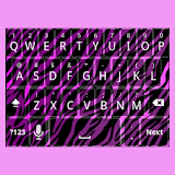 Pink Zebra Keyboard Skin icon