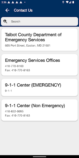 Talbot County MD DES Screen 2