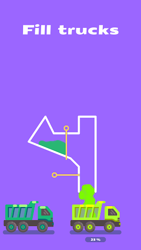 Colored Trucks – Pin pull game Screen 3