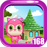 Cute Pink Kitty Rescue Game kavi - 168 icon