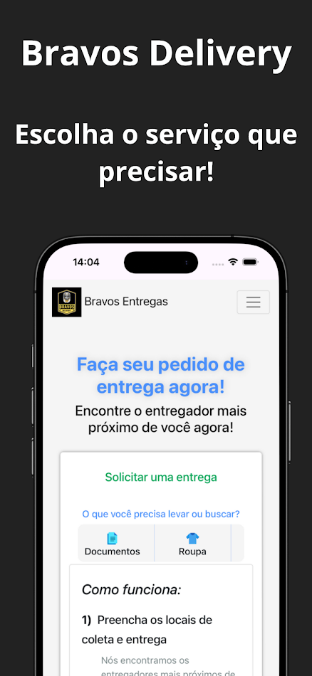 #9. Bravos Delivery (Android) Por: Dono do App