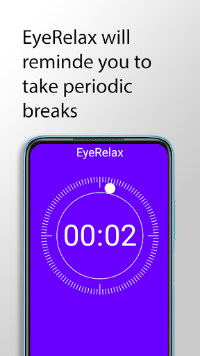Eye break reminder - EyeRelax Screen 2