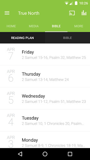 Screenshot of True North Church