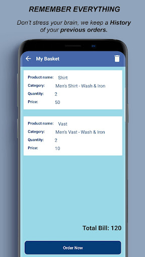 MyLaundry - Drycleaner Screen 3
