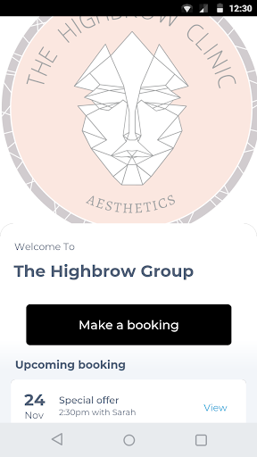 Android application The Highbrow Group screenshort