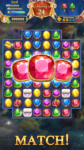 Jewel Mystery 2 - Match 3 & Collect Coins screenshots 9