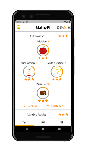 Android application MathyPi: Learn Math screenshort