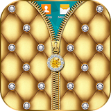 Gold Zipper Lock icon