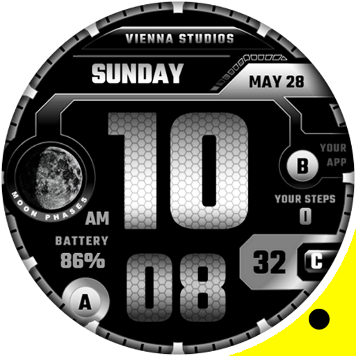 Bold Digital Watch Face VS65 logo