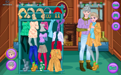 Couples Winter Looks - dress up games for girls