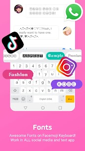 Facemoji Emoji Keyboard&Fonts 3.0.1 MOD APk 4