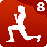 8 minute workout : Home exercises weight lose icon