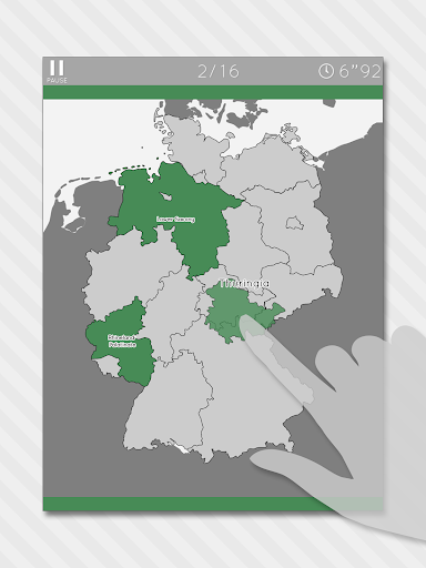 Enjoy Learning Germany Map Puzzle screenshots 1