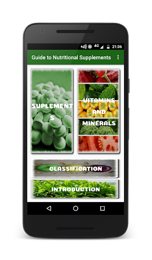 Android application Nutritional Supplements Guide screenshort