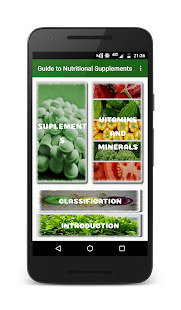 Guide to Nutritional Supplemen Screenshot
