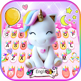 Rainbow Unicorn Smile Keyboard Theme icon