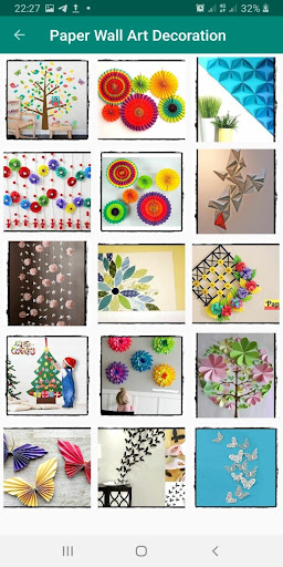 Paper Wall Art Decoration Idea Screen 3