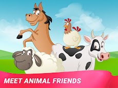 キッズ向け牧場の動物: 園児知育ゲームのおすすめ画像1