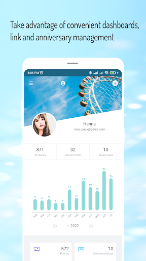 Screenshot of POPdiary - diary, journal