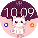 Cat digital cute watch face - Androidアプリ