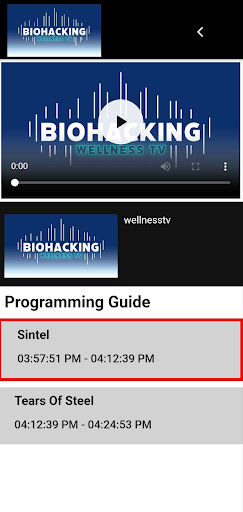 Biohacking Wellness TV Screen 2