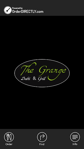 Android application The Grange Balti & Grill screenshort
