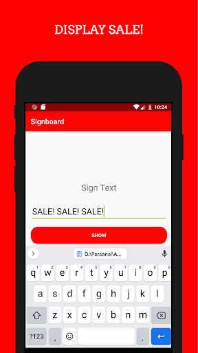 Signboard Screen 3
