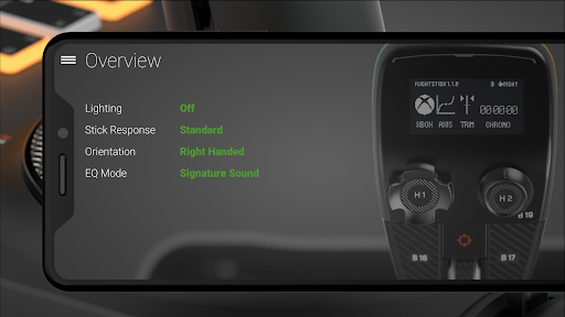 Android application VelocityOne Flightstick screenshort