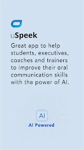 uSpeek - AI Powered App