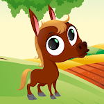 Cover Image of Tải xuống Kids Farm Animal Color Scratch  APK
