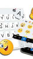 screenshot of SMS keyboard