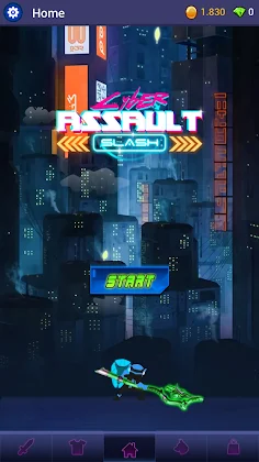 Cyber Assault Slash Casual - Screenshot 1