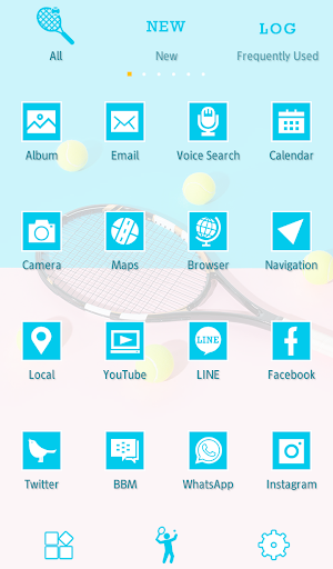 I Love Tennis Theme Screen 3