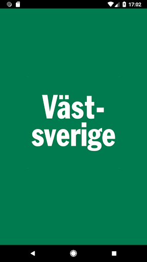 Android application Tidningen Västsverige screenshort