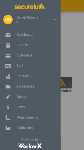 Securelux - WorkerX Screen 2