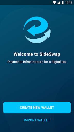 Android application SideSwap screenshort