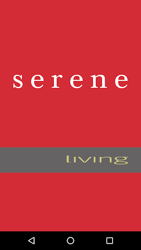 Android application Serene Living screenshort