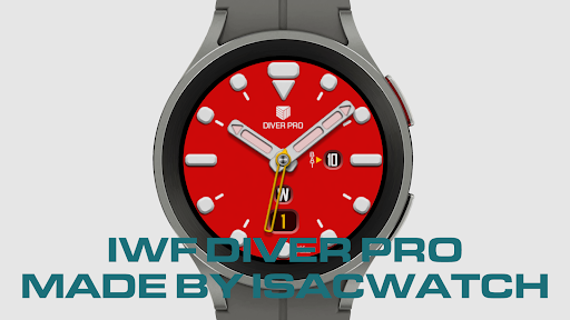 Android application IWF004 Diver Pro watch face screenshort