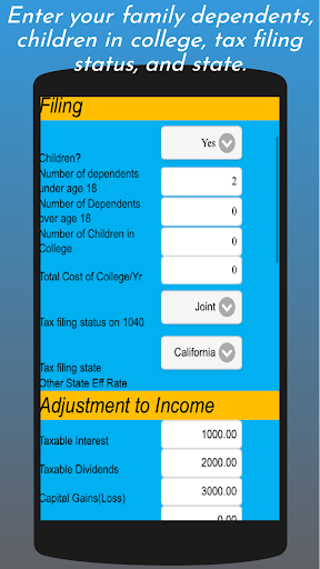 Android application Easy W-4 screenshort