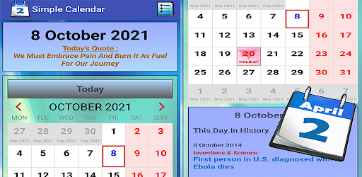 Simple Calendar - Daily Quote