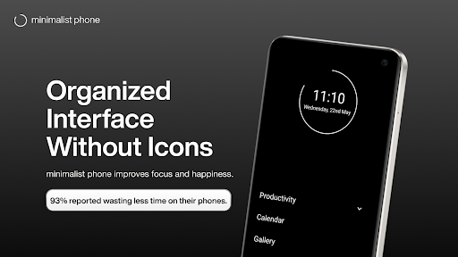 Screenshot of minimalist phone: Screen Time