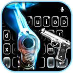 Cover Image of Download Smoking Gun Keyboard Backgroun  APK