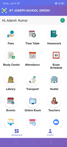Android application St. Joseph's School Giridih screenshort