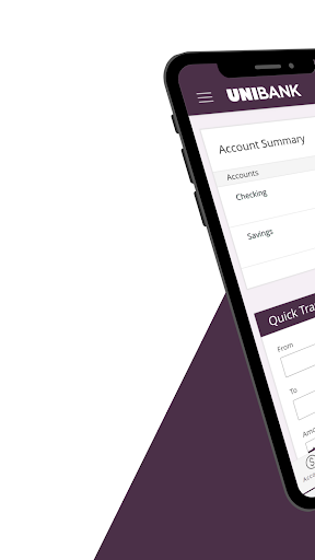 Android application UniBank screenshort