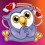 Cover Image of डाउनलोड WASticker Owl stickers  APK