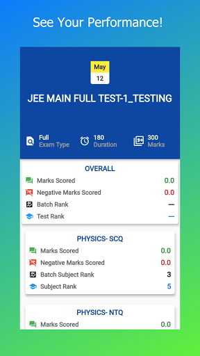 BRAINIACS CLASSES - TestSeries