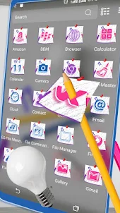 Stationery Launcher Theme