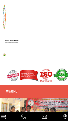 Android application HUMAN WELFARE TRUST screenshort