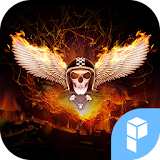 Fire Skull launcher theme icon
